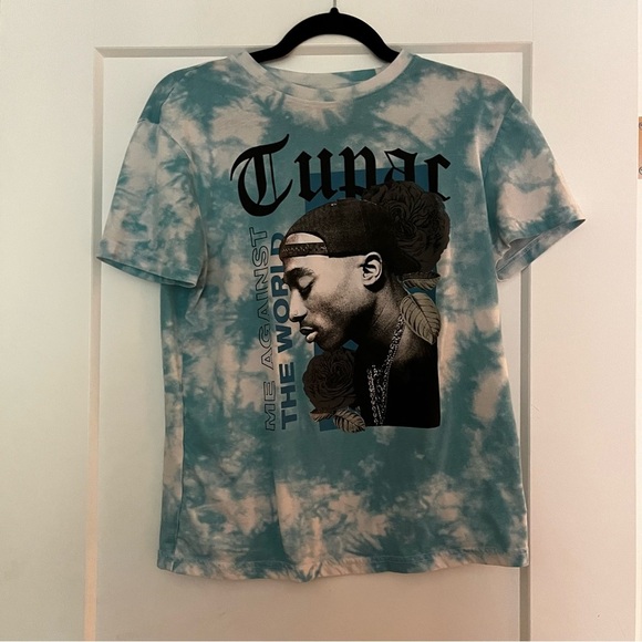 Tupac Cotton Tie-dye Me Against the World Tee - Picture 1 of 5
